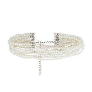 8 Other Reasons/Revolve White Pearl Choker Necklace